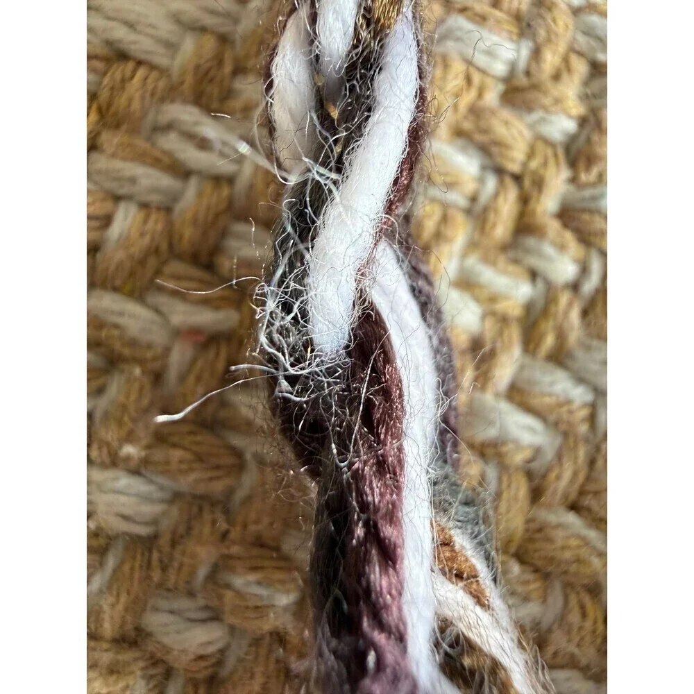 Hand-Braided Yarn Bookmark